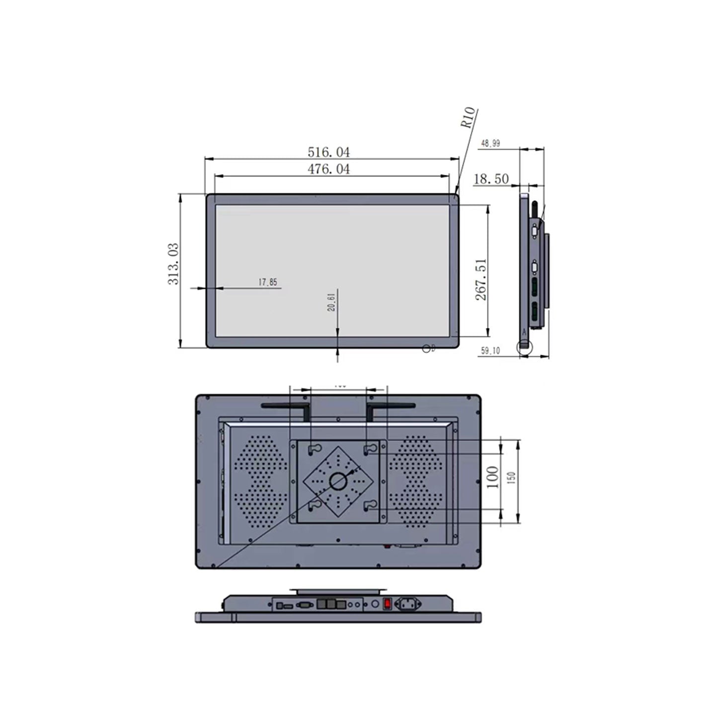 21.5" Capacitive Android Display | Android 11 | 4GB RAM | 32GB ROM