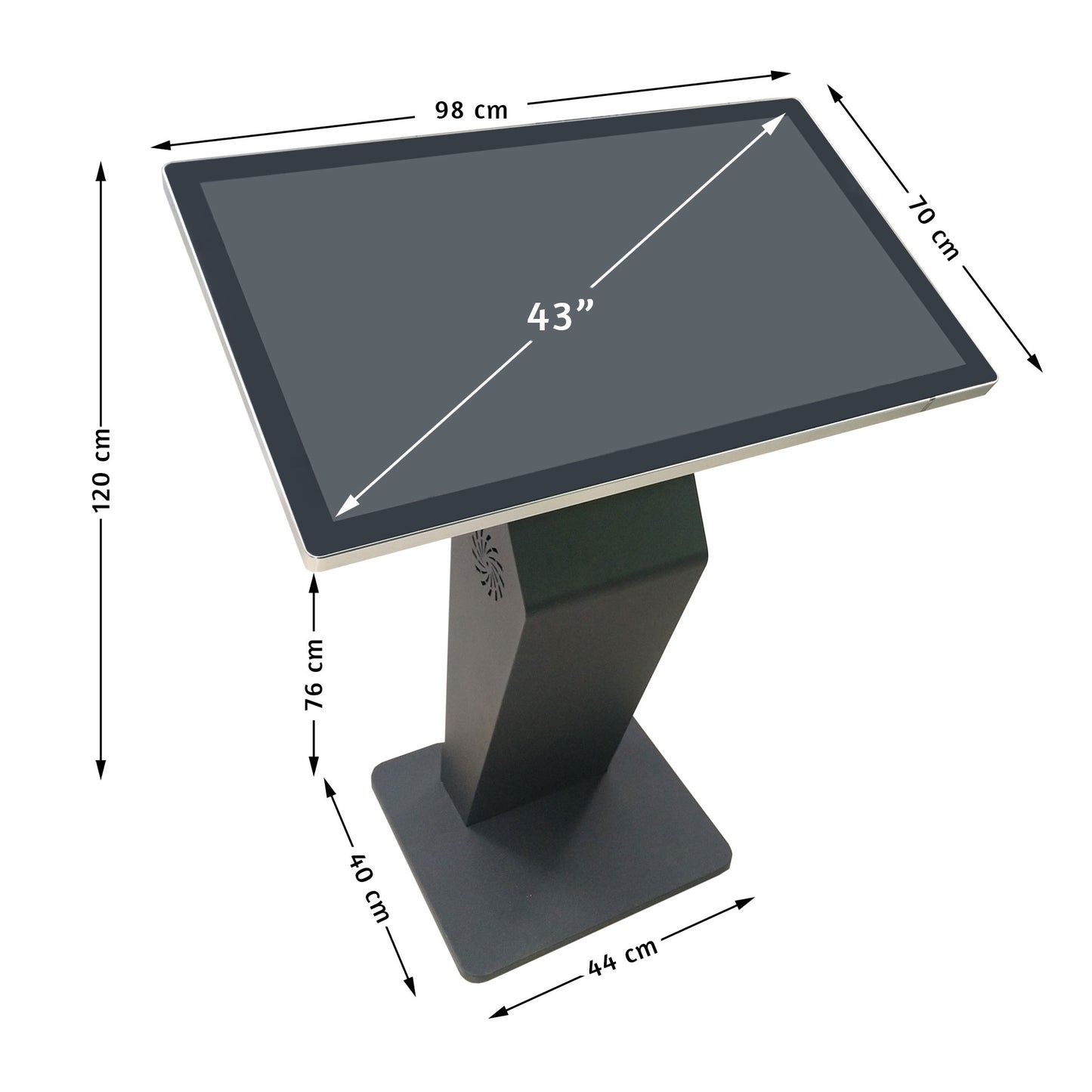 43" Touch Screen K Interactive Display Kiosk