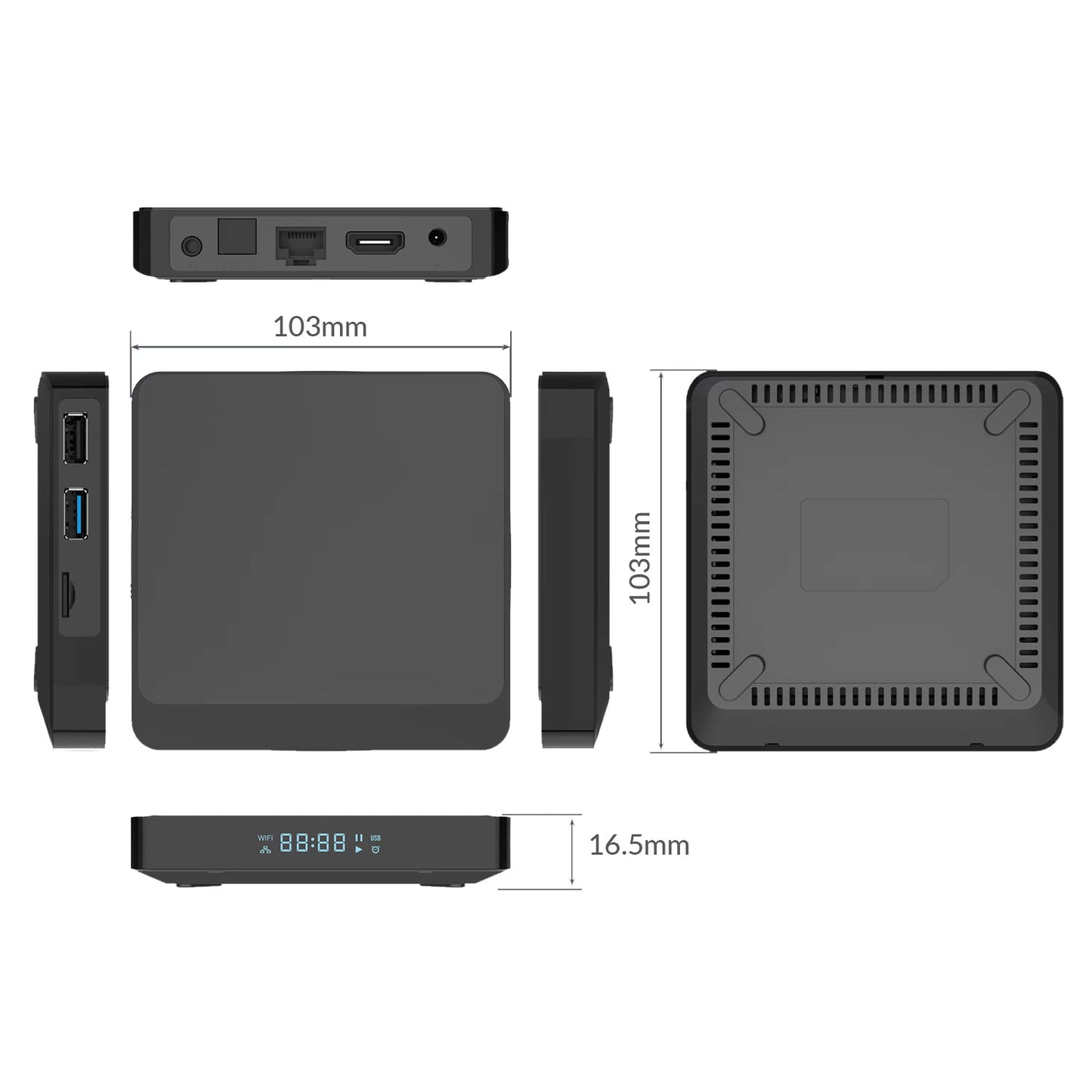Android Smart Mini PC TPC432L | Quad Core S905x4 | 4 GB RAM | 32 GB Storage