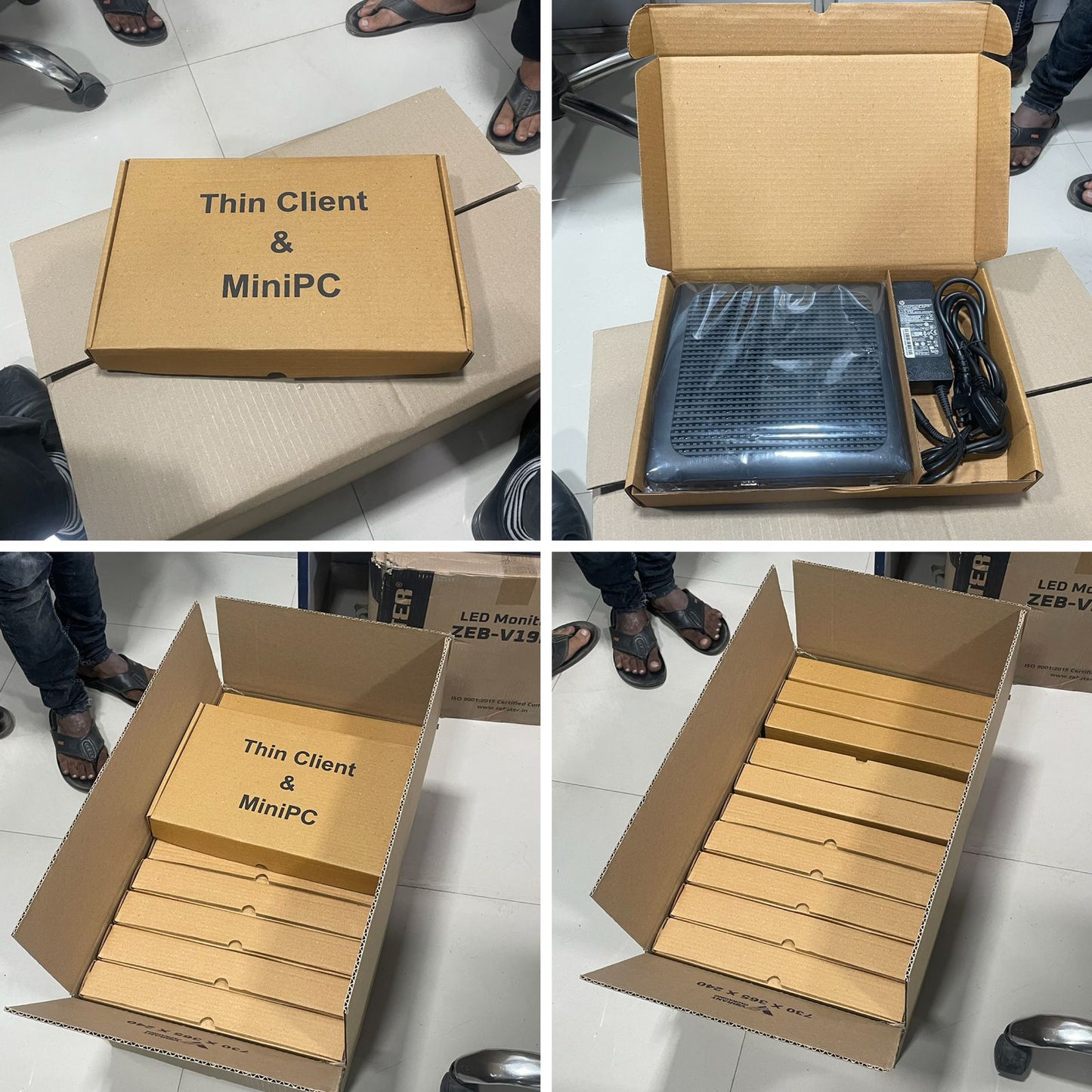 Used HP T630 MiniPC | AMD Quad Core | 4GB RAM | 128GB M.2 SSD | HP Thin PRO os