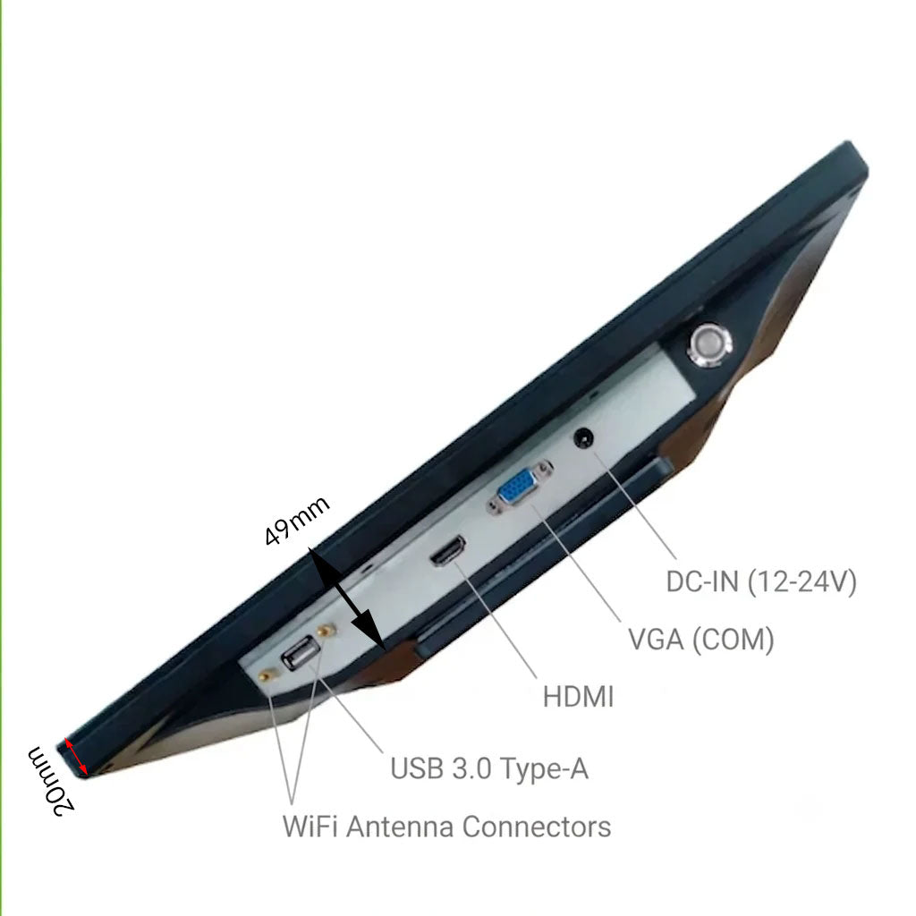 15.6" Capacitive Multi Touch Screen Monitor - ThinPC