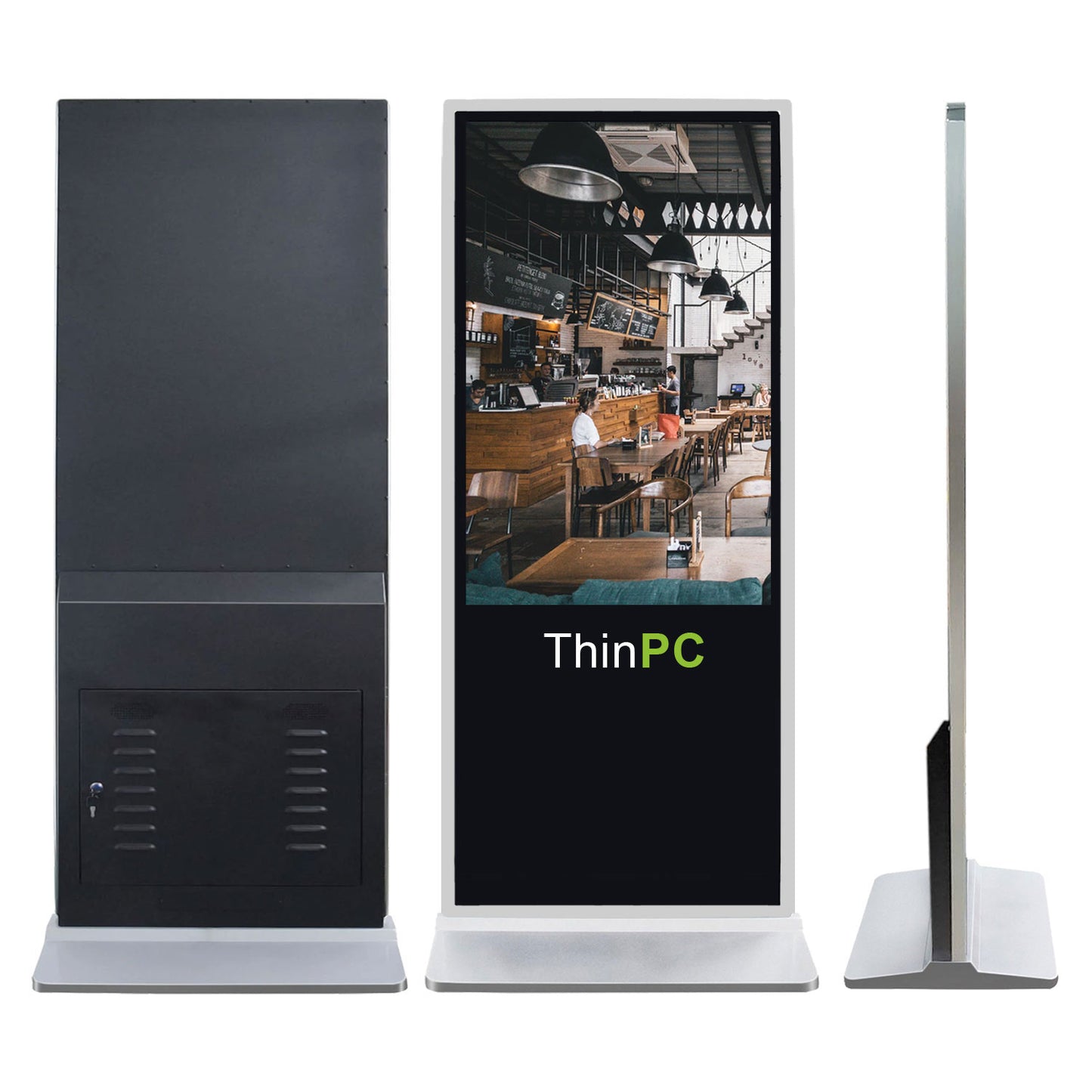 55”  IR Ultraslim Digital Display Touch Standee