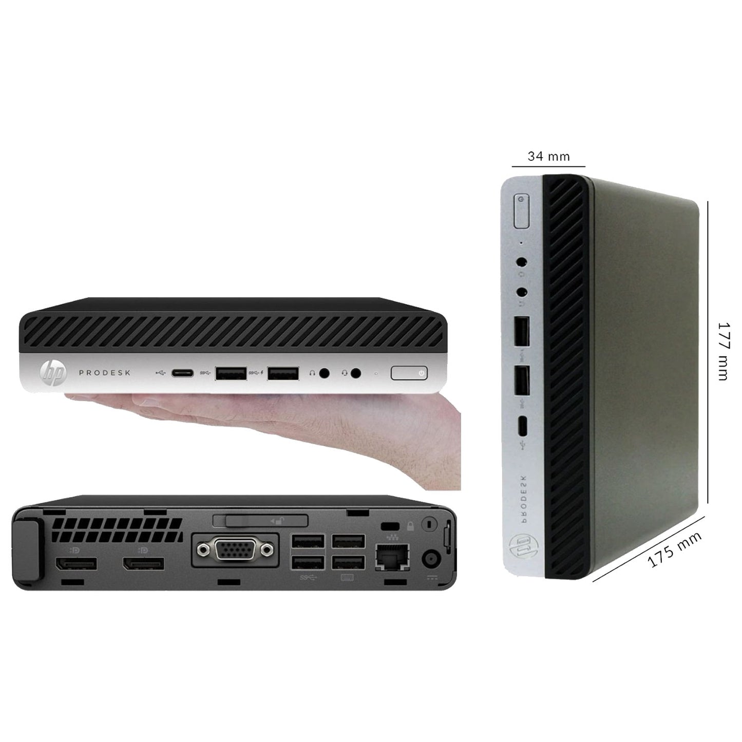 HP 600G3 or 800G3 Tiny | Intel Core i3 | i5 | i7 Processor | 6th and 7th Generation