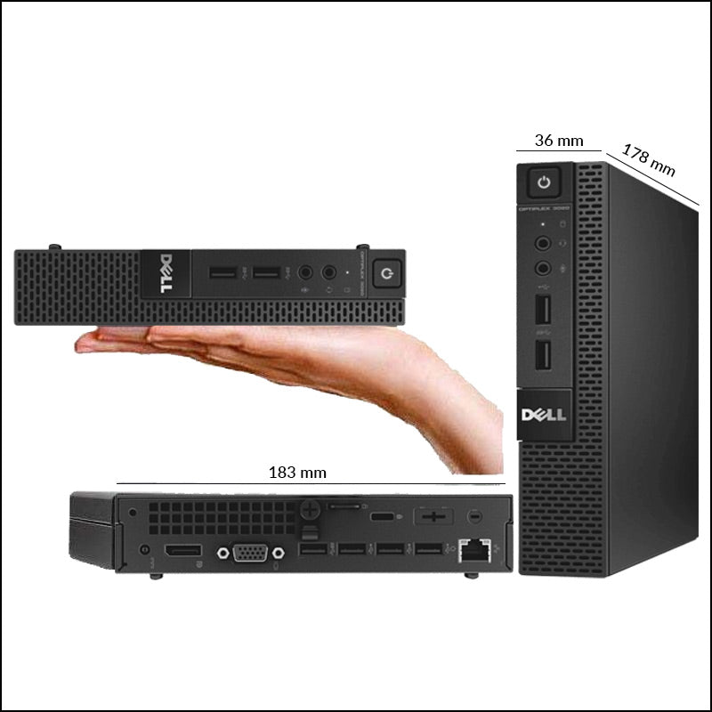 Used Dell Tiny 3020 | Intel Core i3 | i5 | i7 4th Generation | 1 Month Testing Warranty