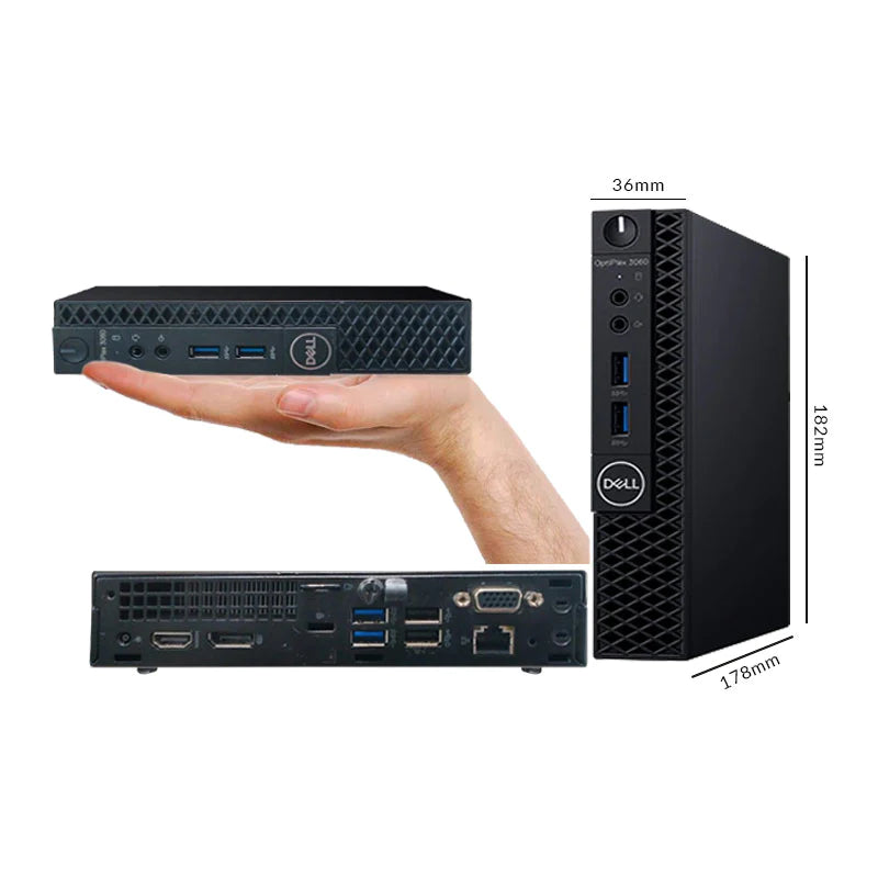 Dell Tiny 3060 | Intel Core i3 | i5 | i7 8th & 9th Generation