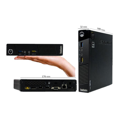 Refurbished Lenovo M73/ 83/ 93 Tiny PC |  Intel Core i3 / i5 / i7 Processor |  4th Generation