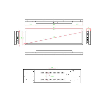 28.1" Bar Display | Brightness 700 nits | Android 11
