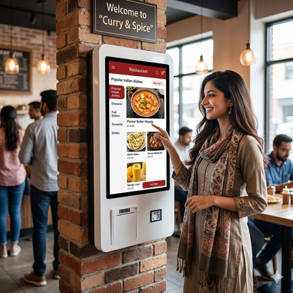 Android 21.5" Self Ordering Kiosk