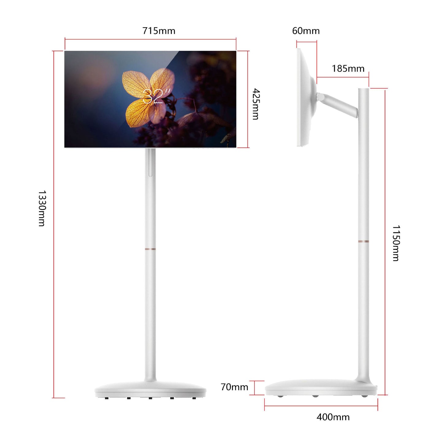 32” Smart Movble Display