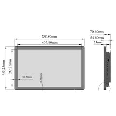 32" LED With Capacitive Multi Touch Display