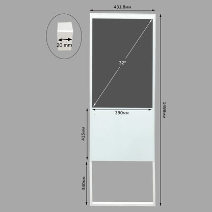 32" Ultraslim A-Frame  Standee