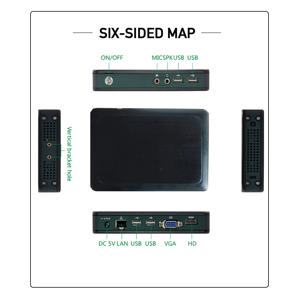 Thin Client TPC - 9C Advance | Dual - Core Cortex - A9 | 512MB Ram | 2GB Storage