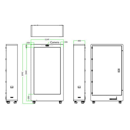 75" AI Holographic Human Display Terminal