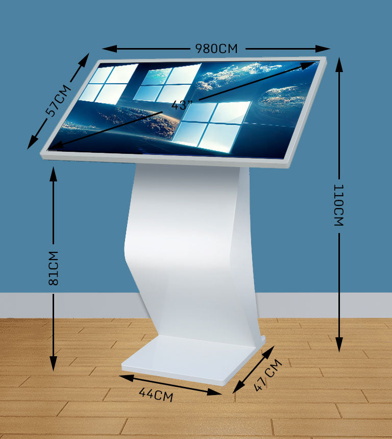 43" Touch Screen K  Interactive Display Kiosk