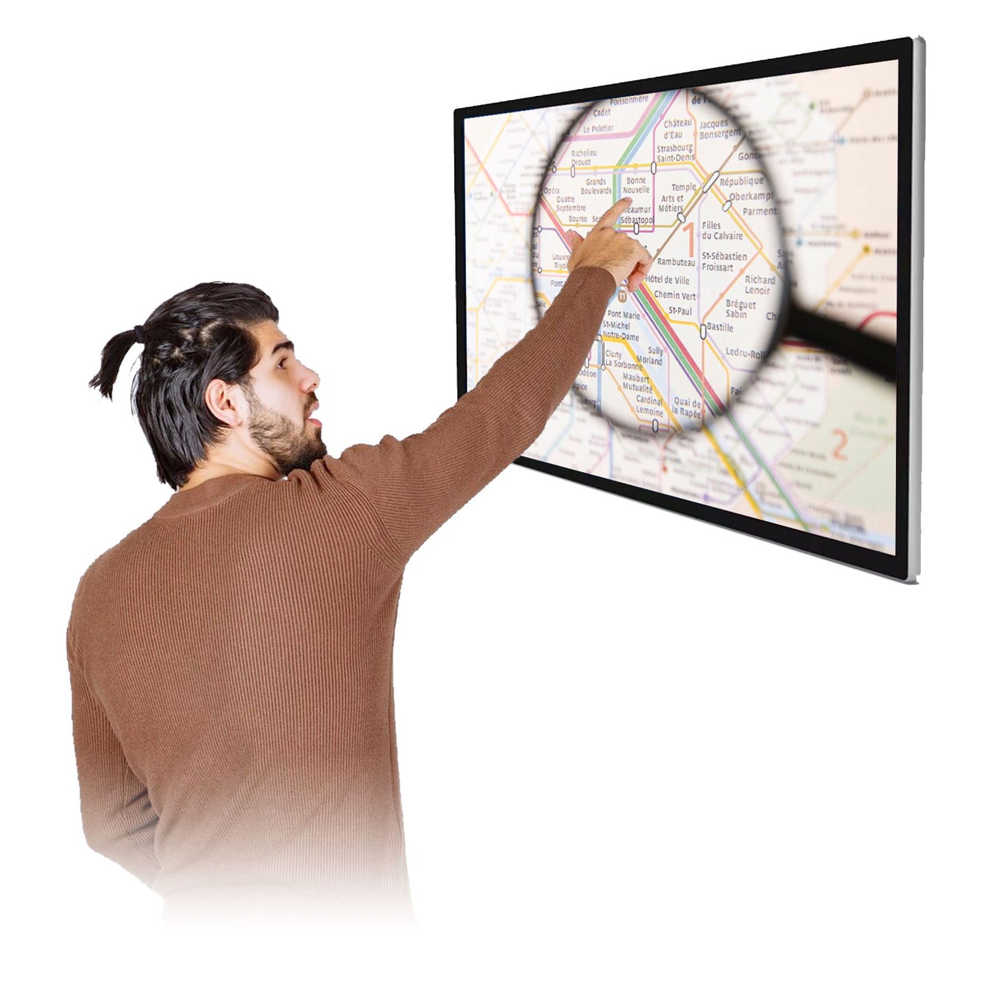 55" Capacitive Multi Touch screen Monitor