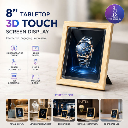 8" Tabletop 3D Display | Wall Mount Digital Signage Display - ThinPC
