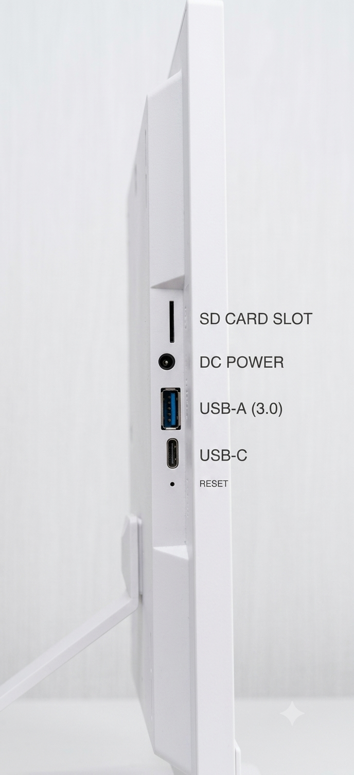 10.1" Ultraslim Wall Mount Digital Signage Display | 2GB RAM | 16GB Storage | Android