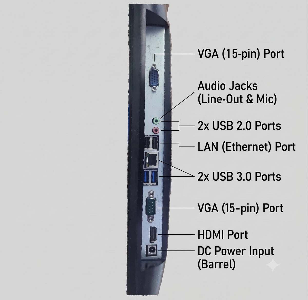 15.6" Windows Touch POS | Intel Core i5 Processor 7th Gen  | 8GB RAM | 128GB SSD - ThinPC
