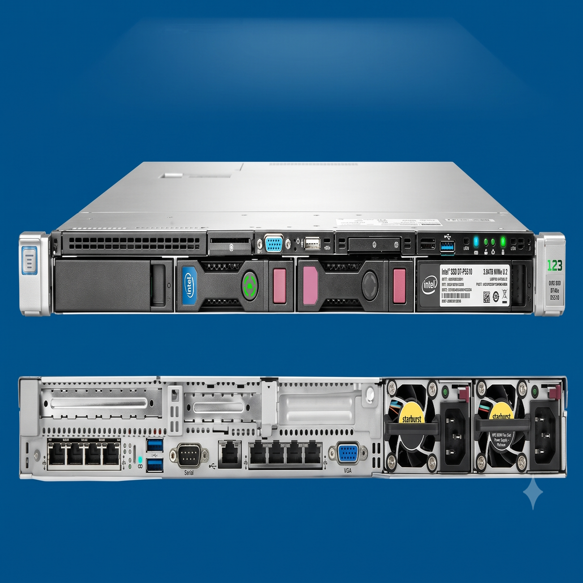 Used HP DL360 Generation 9 | Dell R630 | 1U Rack |  Intel Xeon E5 - 2680 V4 X 2 | RAM 32GB  | 153TB Storage - ThinPC