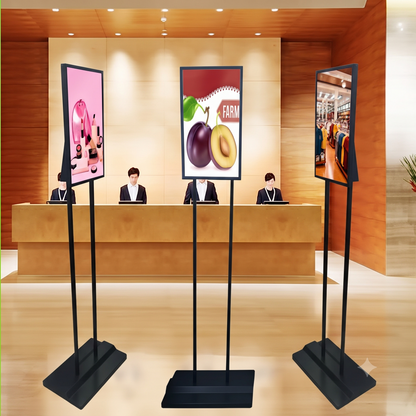 21.5" Ultraslim Digital Poster Display Standee - ThinPC
