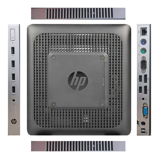 LATEST HP T630 | AMD Quad Core | 4GB DDR4  RAM | 32GB M.2 SSD | HP Thin PRO os