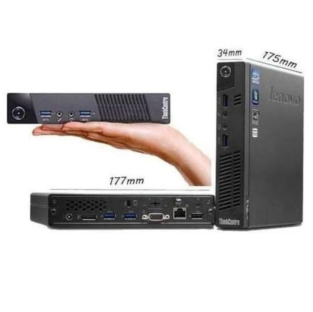 Lenovo TinyPC | Intel Core i3 | i5 | i7 4th, 6th, 7th, 8th, 9th Gen Processor | Support Windows / Linux (Barbone)