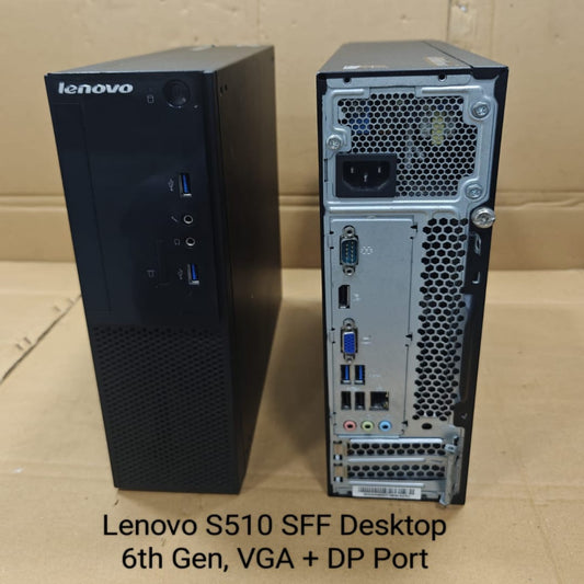Refurbished Lenovo S510 6th Generation SFF Desktop | Intel Core i3 | i5 | i7 Processor