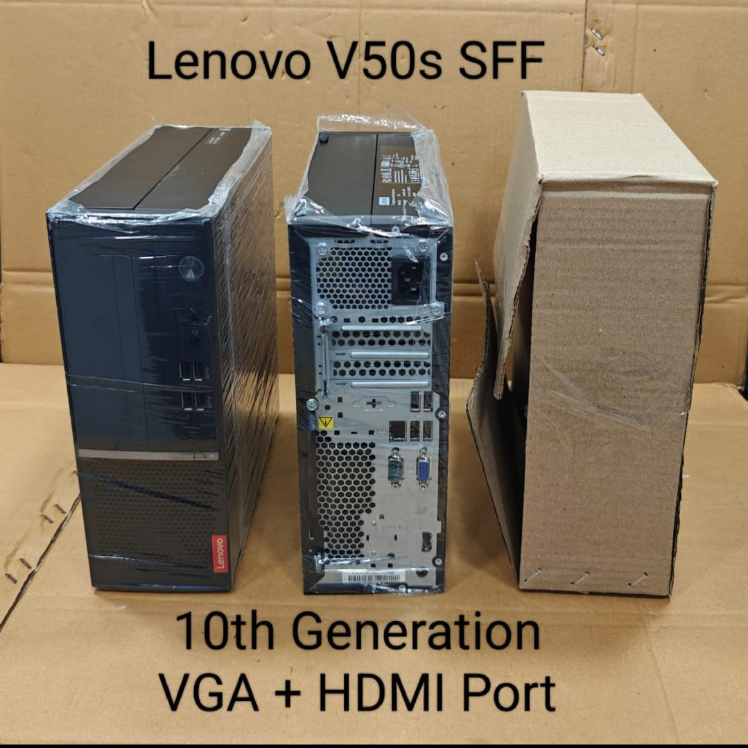 Refurbished Lenovo V50s 10th Generation SFF Desktop | Intel Core i3 | i5 | i7 Processor