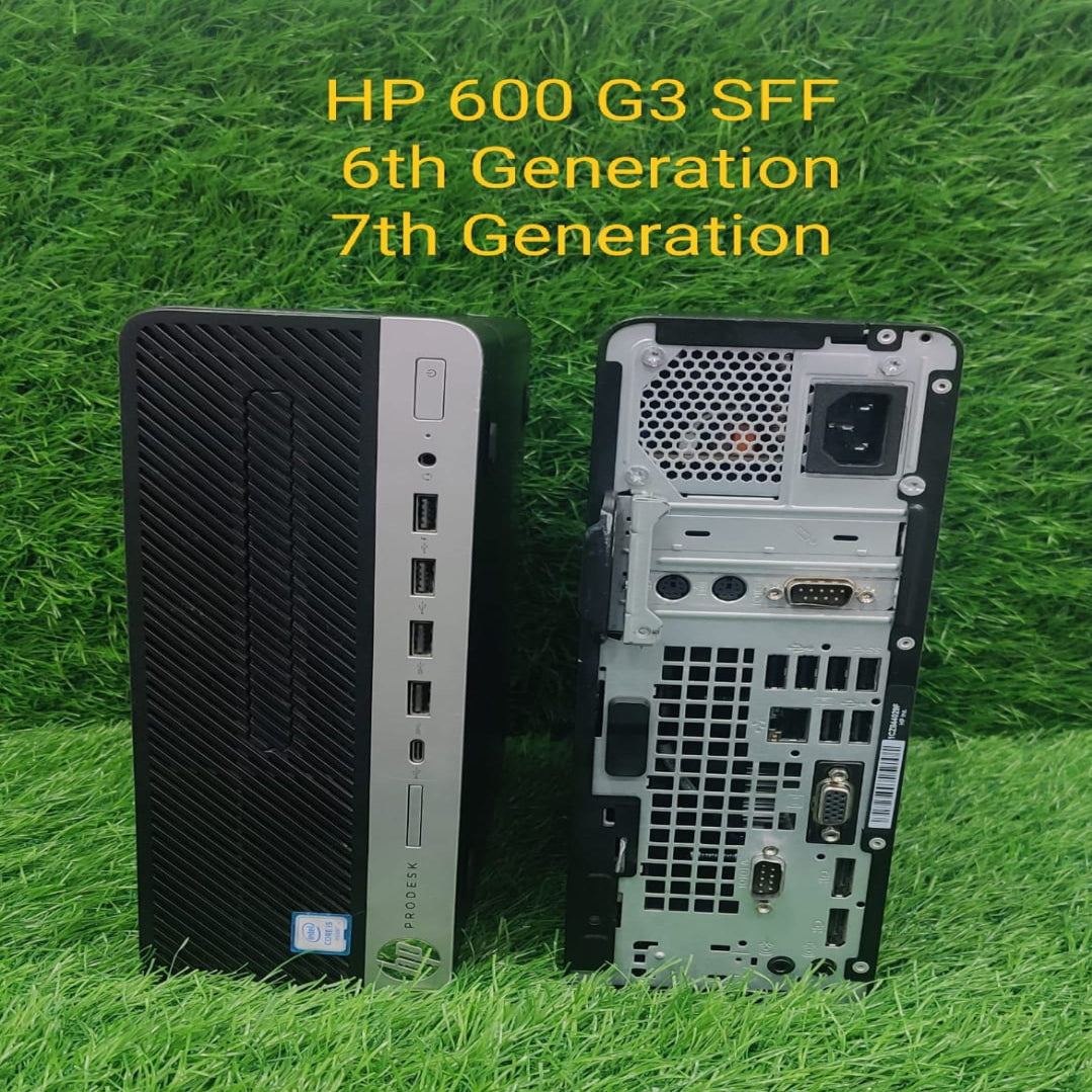 Refurbished HP 600 G3 6th & 7th Generation SFF Desktop | Intel Core i3 | i5 | i7 Processor