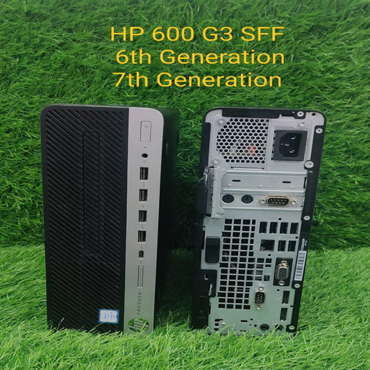 Refurbished HP 600 G3 6th & 7th Generation SFF Desktop | Intel Core i3 | i5 | i7 Processor