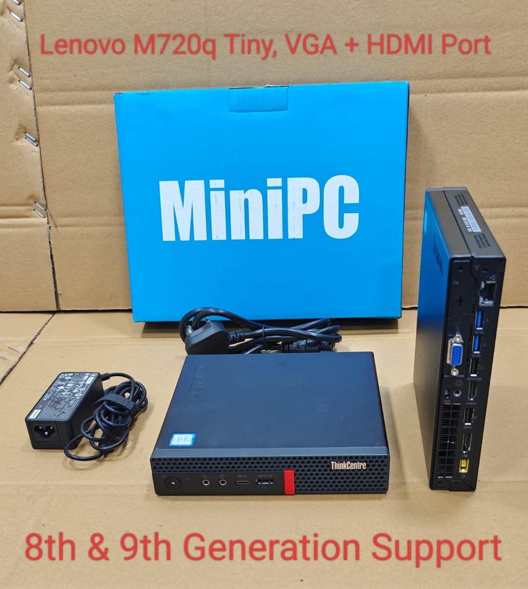 Lenovo TinyPC | Intel Core i3 | i5 | i7 4th, 6th, 7th, 8th, 9th Gen Processor | Support Windows / Linux (Barbone)