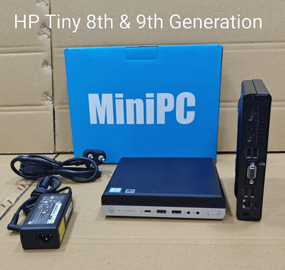 HP TinyPC | Intel Core i3 | i5 | i7 6th, 7th, 8th, 9th, 10th Gen Processor | Support Windows / Linux (Barbone)