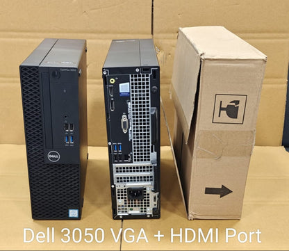 Used Dell 4th, 6th, 7th, 8th, 9th, 10th Generation SFF Desktop | Intel Core i3 | i5 | i7 Processor