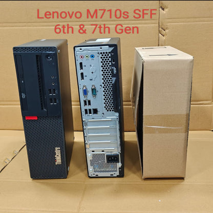 Refurbished Lenovo M710s 6th & 7th Generation SFF Desktop | Intel Core i3 | i5 | i7 Processor