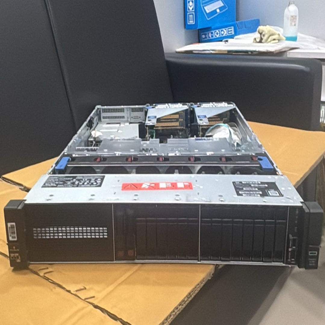 Used HP DL380 Generation 10 | 2U Rack |  Intel Xeon Gold 6138 Processor | RAM 64GB  | 550.8TB Storage