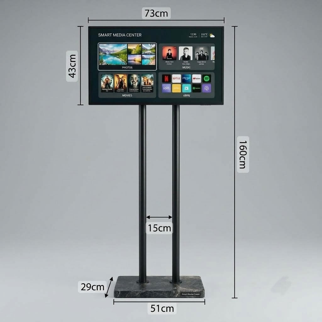 32" Ultraslim Digital Poster Display Standee - ThinPC