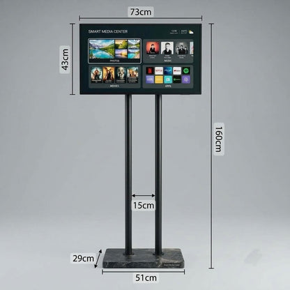32" Ultraslim Digital Poster Display Standee - ThinPC