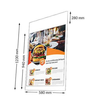 43" Wallmount Commercial Dual Display