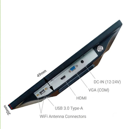 15.6" Capacitive Multi Touch Screen Monitor - ThinPC