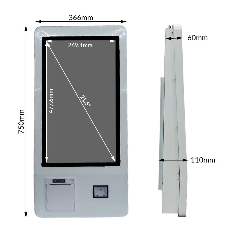 Android 21.5" Self Ordering Kiosk
