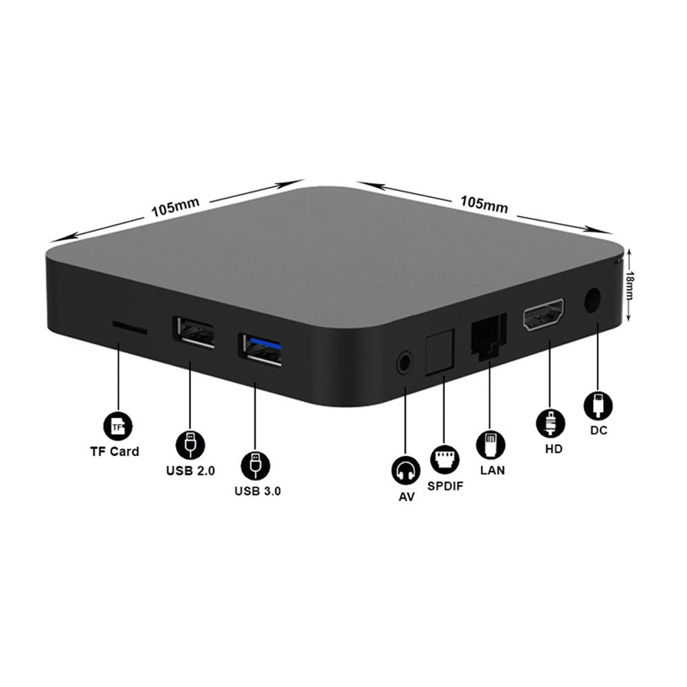 Android Smart Mini PC TPC432HP-RTC | Quad Core  |  4 GB RAM | 32 GB Storage