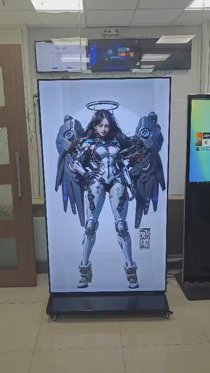 75" Digital Signage Display with Stand