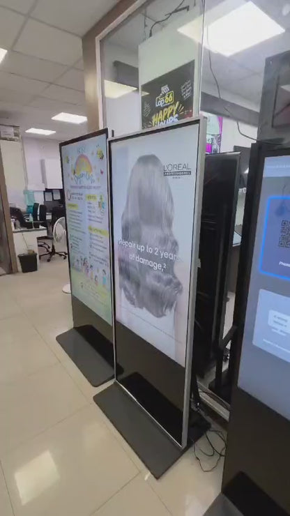 55”  IR Ultraslim Digital Display Touch Standee