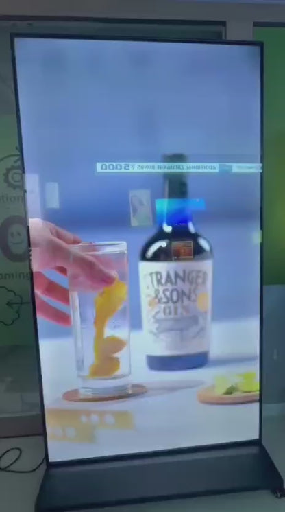 98" Digital Signage Display with Stand