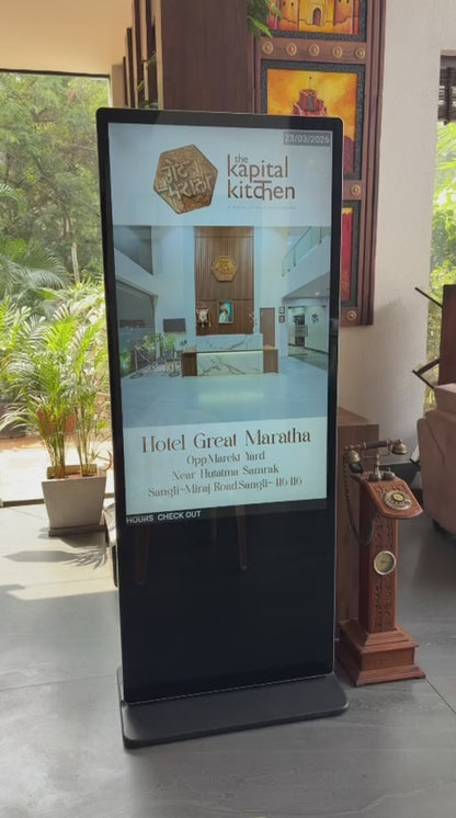 55” Slim Android Digital Floor Standee