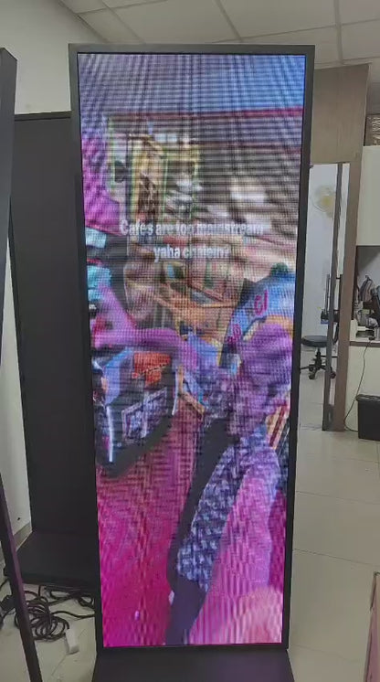 Full Screen Size Led Floor Standee Display