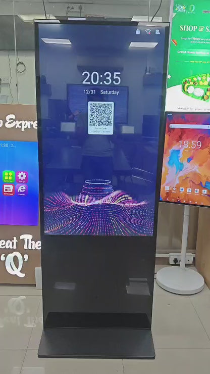 55” Slim Android Digital Floor Standee