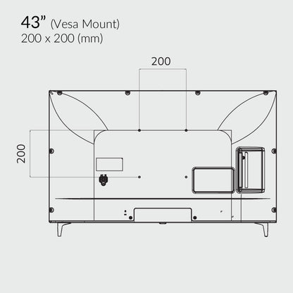 Model - 43LV640S Commercial-Signage TV (16 x 7)IPS Panel / HD / VGA / HDMI / USB / Wi-Fi - ThinPC