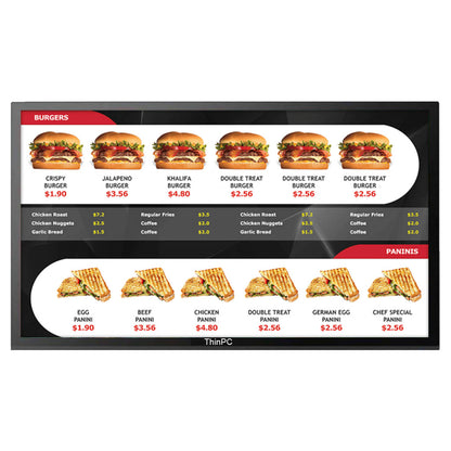 32" Signage screen with content management software - ThinPC