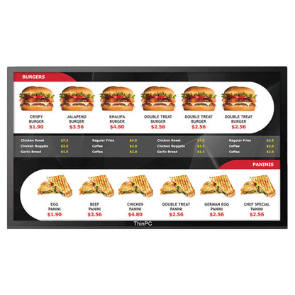 32" Signage screen with content management software - ThinPC